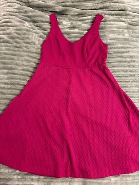 torrid Hot Pink Scoop Neck Dress